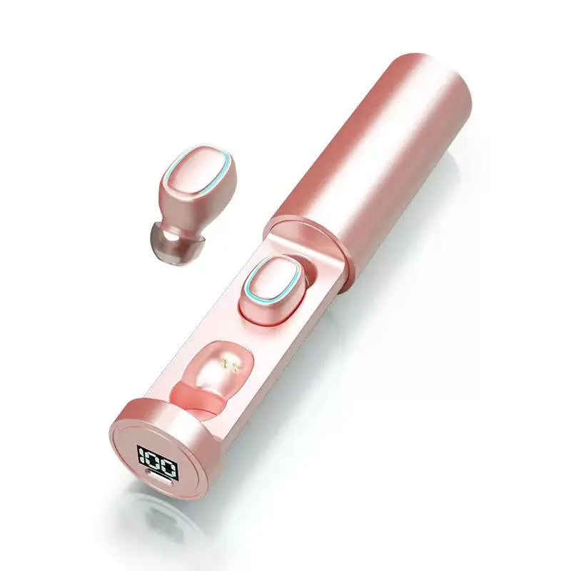 Cylinder Pull-out Binaural Wireless Bluetooth Headphones