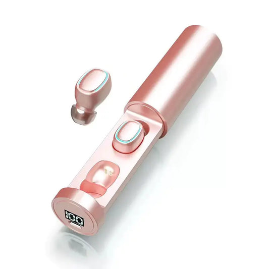 Cylinder Pull-out Binaural Wireless Bluetooth Headphones