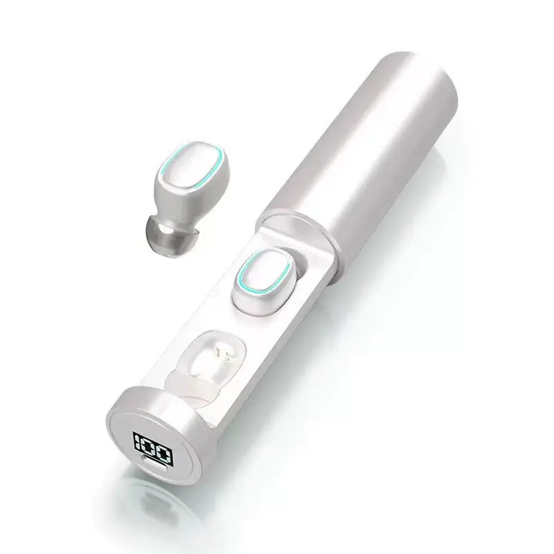 Cylinder Pull-out Binaural Wireless Bluetooth Headphones