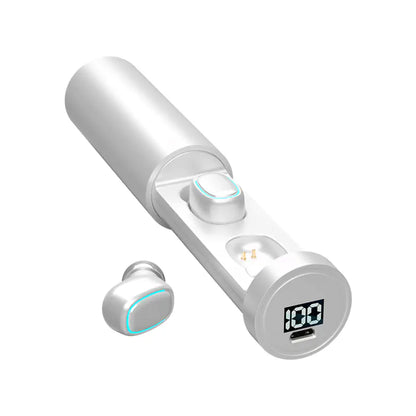 Cylinder Pull-out Binaural Wireless Bluetooth Headphones